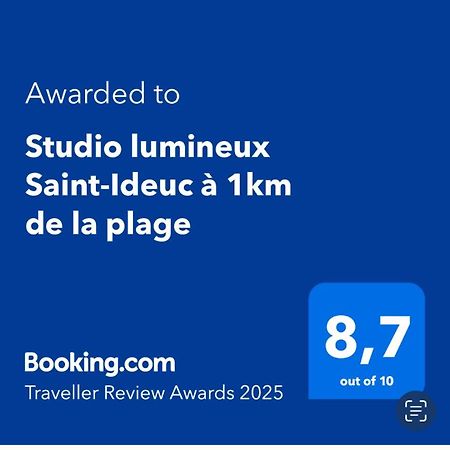 Studio Lumineux Saint-Ideuc A 1Km De La Plage Exteriér fotografie
